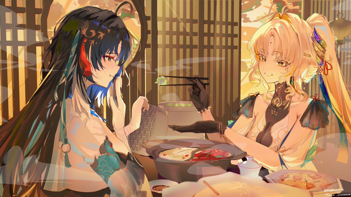 magunoaria's tweet photo. いっぱい食べてね　#鳴潮 https://t.co/uqXYrLvXfl