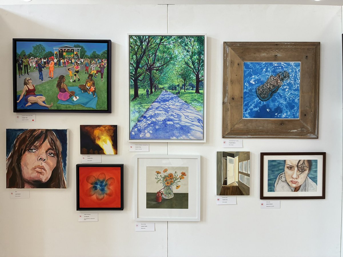 adrianpgibson's tweet photo. This year’s Summer Art Show did not disappoint. So much great art from old friends and exciting new artists. Bravo to all involved 🖼️
#bbbsummerartshow #brixtonblogandbugle #exhibition #brixtonlibrary #brixton https://t.co/V5aaBsmGLH