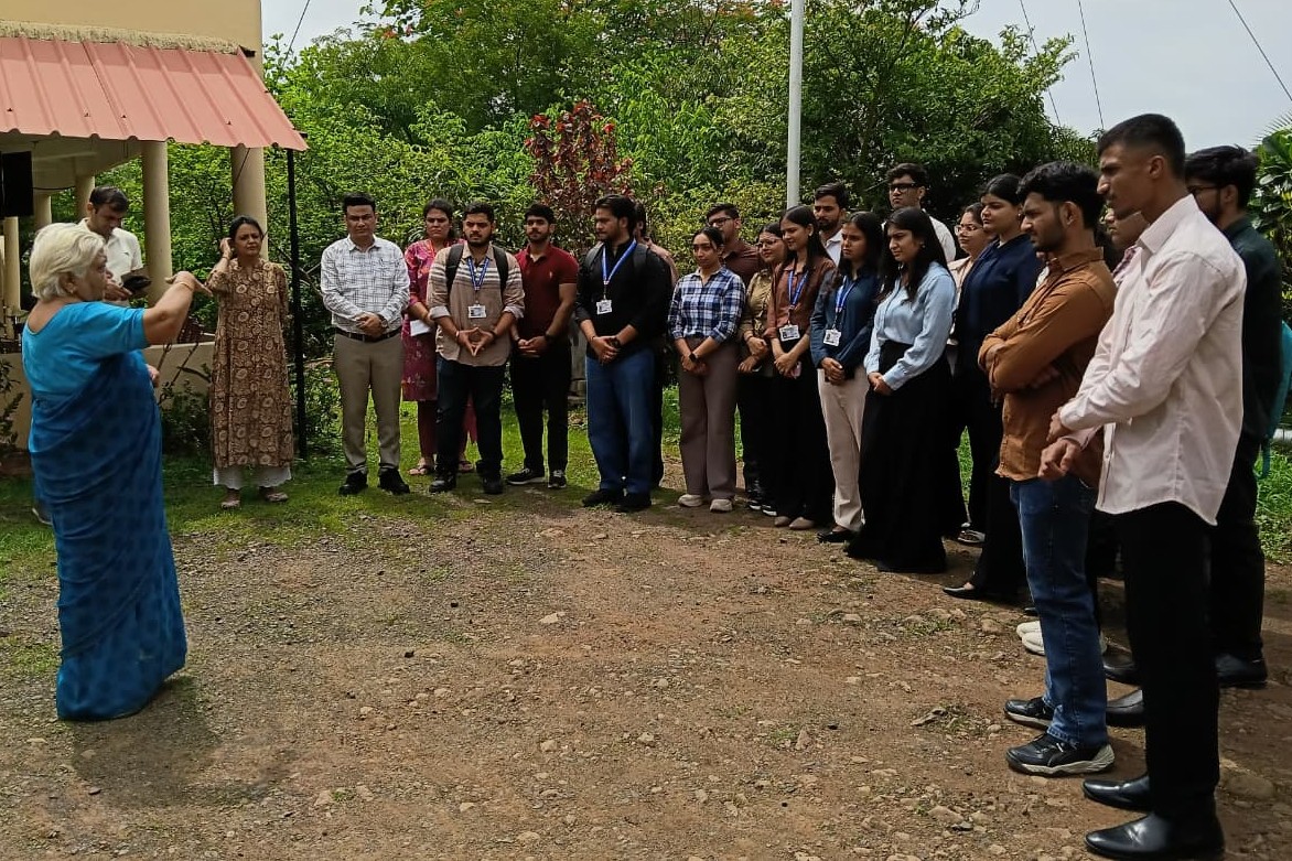 IMAIndore's tweet photo. Learning beyond the classroom! 🌱

IMA Student Chapter, in collaboration with Symbiosis University of Applied Sciences (SUAS), Indore, organized an enriching Organization Visit to the Jimmy McGilligan Centre for Sustainable Development. https://t.co/obw4ixg5NQ