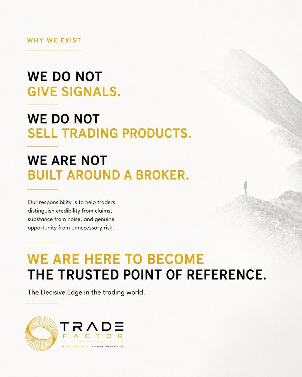 Thetradefactor's tweet photo. In a noisy industry, independence matters.

Trade Factor is here to be the trusted point of reference.

Join us NOW! https://t.co/6dxoXLj6ju https://t.co/cm2GA8xE4d