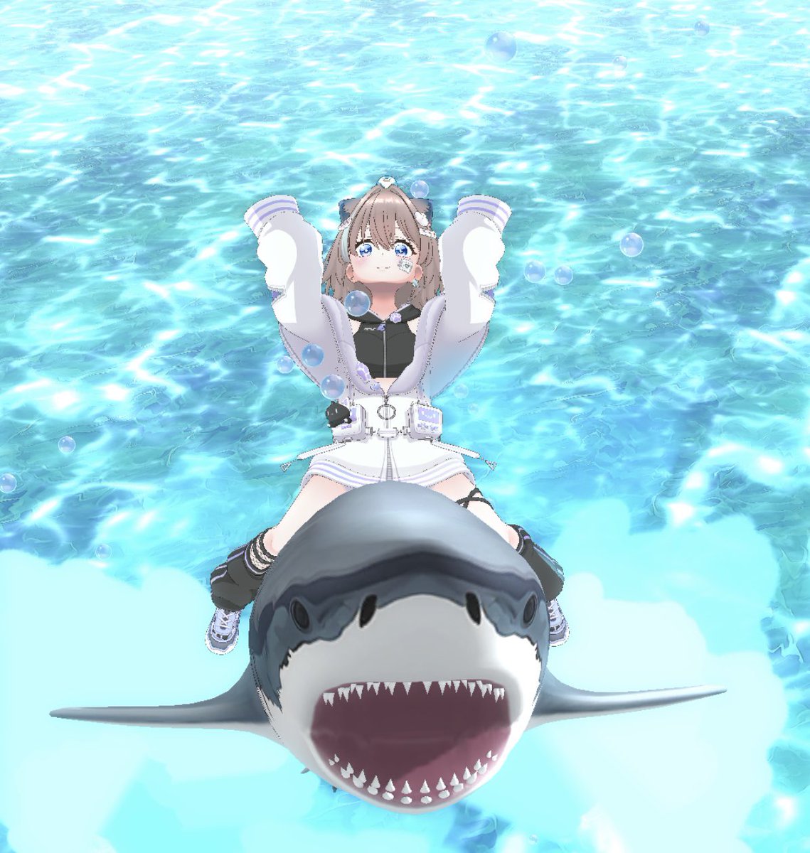 neruneru_reali's tweet photo. しゅがちに
見て見て、この釣りスズキさん釣れるよって見せてた（ ◜ω◝ ） https://t.co/xQFAgMpfvW