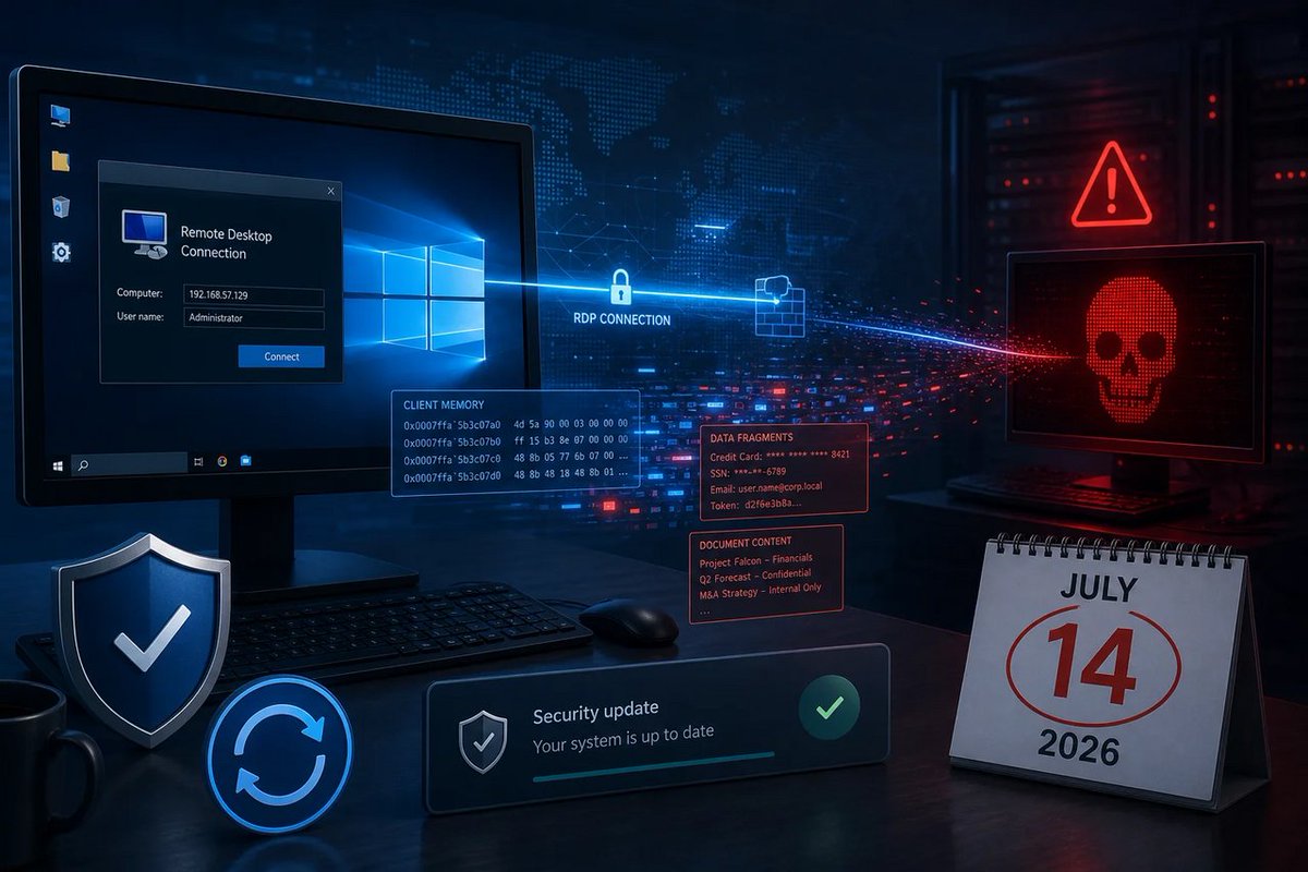 windowsforum's tweet photo. 🪟 Windows RDP could leak data when connecting to a malicious endpoint—because apparently remote desktops needed a privacy gamble. Install July’s updates before “just connecting” becomes an incident.
https://t.co/gKOxr16j9z
#RemoteDesktop #WindowsSecurity #SecurityUpdates https://t.co/H2HgIvqaMo