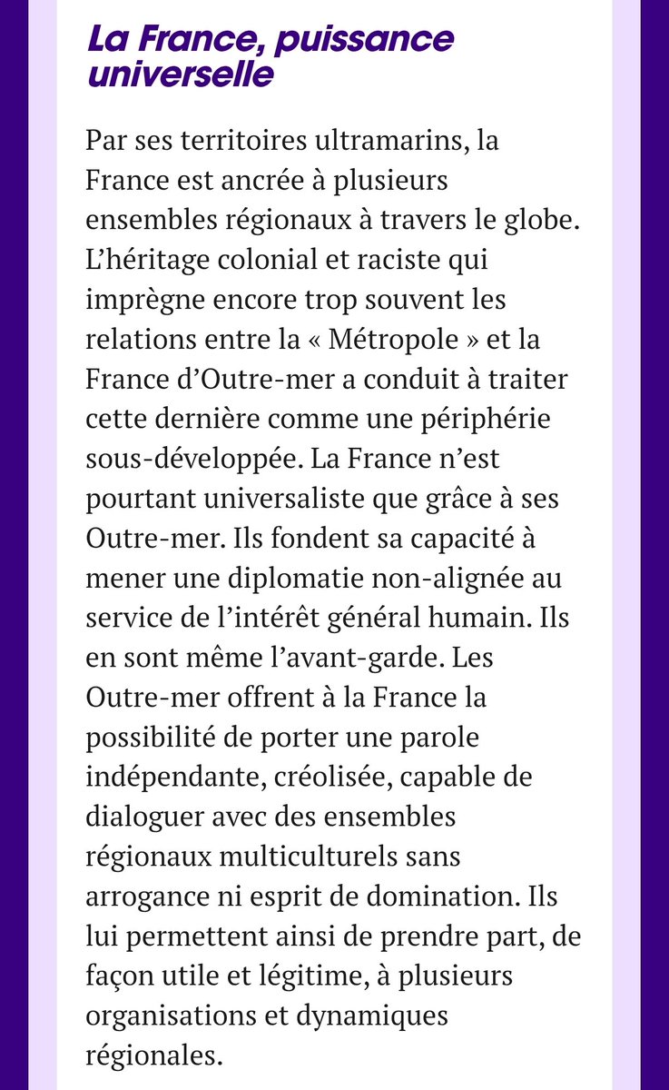 Akashapeau's tweet photo. Document où l'on apprend aussi que la mainmise de la France sur ses ex-colonies c'est so universaliste https://t.co/mC3PrDbAxD