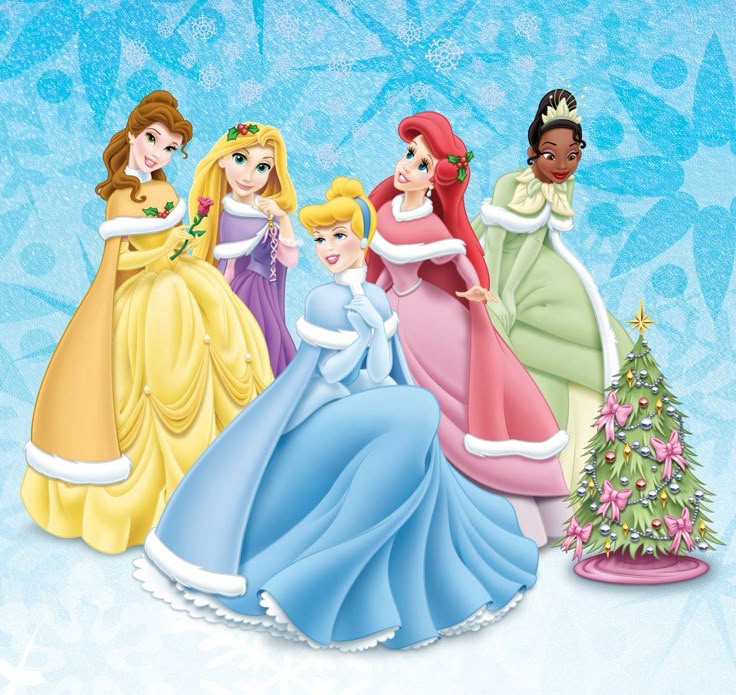 Reiyabns's tweet photo. The Princesses having matching winter coats https://t.co/xrvbhB1bUD