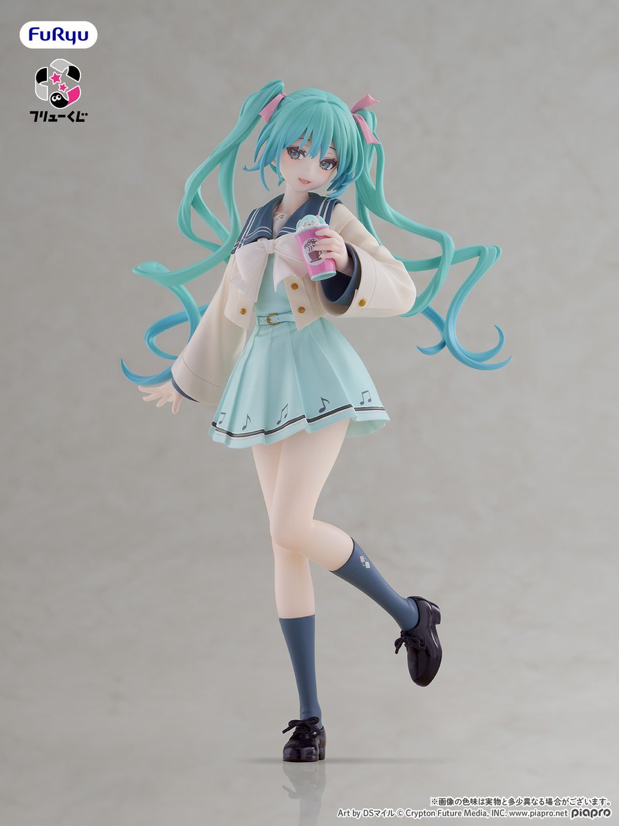 figsoku's tweet photo. 【初音ミク】フリューくじ「初音ミク ミクめくJKライフ〜かわいいフード巡り〜」フィギュアあり

【画像追加】
A賞「初音ミク ミクめくピュアライフ フィギュア」

DSマイル氏によるオリジナル描き下ろしイラスト
https://t.co/DEpxVjje9F
#フリュー #初音ミク #フリューくじ https://t.co/Ie8NMAy9Gj