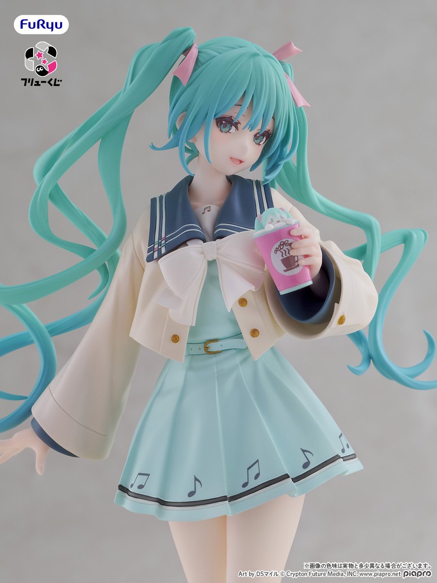figsoku's tweet photo. 【初音ミク】フリューくじ「初音ミク ミクめくJKライフ〜かわいいフード巡り〜」フィギュアあり

【画像追加】
A賞「初音ミク ミクめくピュアライフ フィギュア」

DSマイル氏によるオリジナル描き下ろしイラスト
https://t.co/DEpxVjje9F
#フリュー #初音ミク #フリューくじ https://t.co/Ie8NMAy9Gj