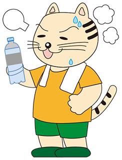 つぶやき】 連日30度越えで暑い日が続くニャ…。 まだ身体が暑さに慣れ