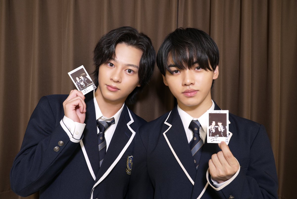 STARDUSTWEB 🎁 ／ #森本陸斗 ＆ #柴崎楓雅 直筆サイン入りチェキ2⃣名
