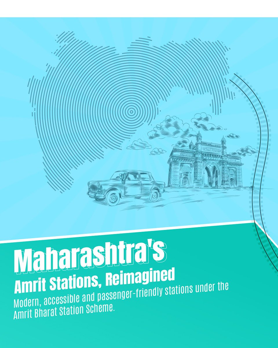 BhuvanDixit_'s tweet photo. A reimagined Nandura Amrit Station is strengthening this rail corridor with renewed amenities and smoother passenger movement. Sincere gratitude to Hon'ble PM Shri @narendramodi ji and Hon'ble Minister of Railway Shri @AshwiniVaishnaw ji. #AmritStation #75अमृत_स्टेशन https://t.co/4pForAskU3
