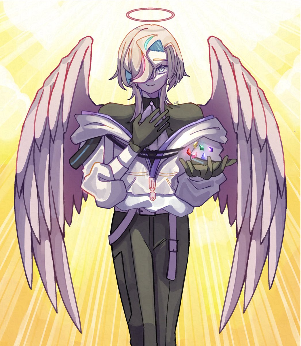 elpmelol_'s tweet photo. divine messenger 🃏 #Uyu_Art https://t.co/4XMAdoJTee