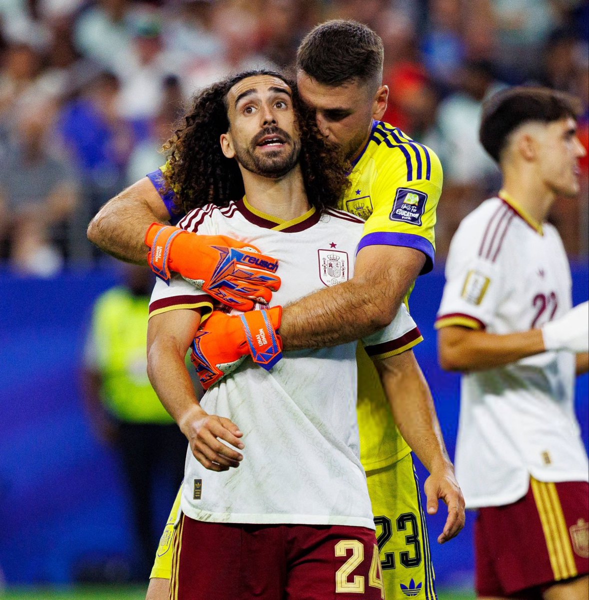 ActuFoot_'s tweet photo. 🚨 RECORD ! L’ESPAGNE 🇪🇸 A RÉALISÉ 6 CLEAN SHEETS EN 7 MATCHES DANS CETTE COUPE DU MONDE !!! 🧱🌍

JAMAIS une sélection n’avait atteint ce total dans une même édition d’un Mondial.

📊 Opta https://t.co/ZFCq2U6iwK