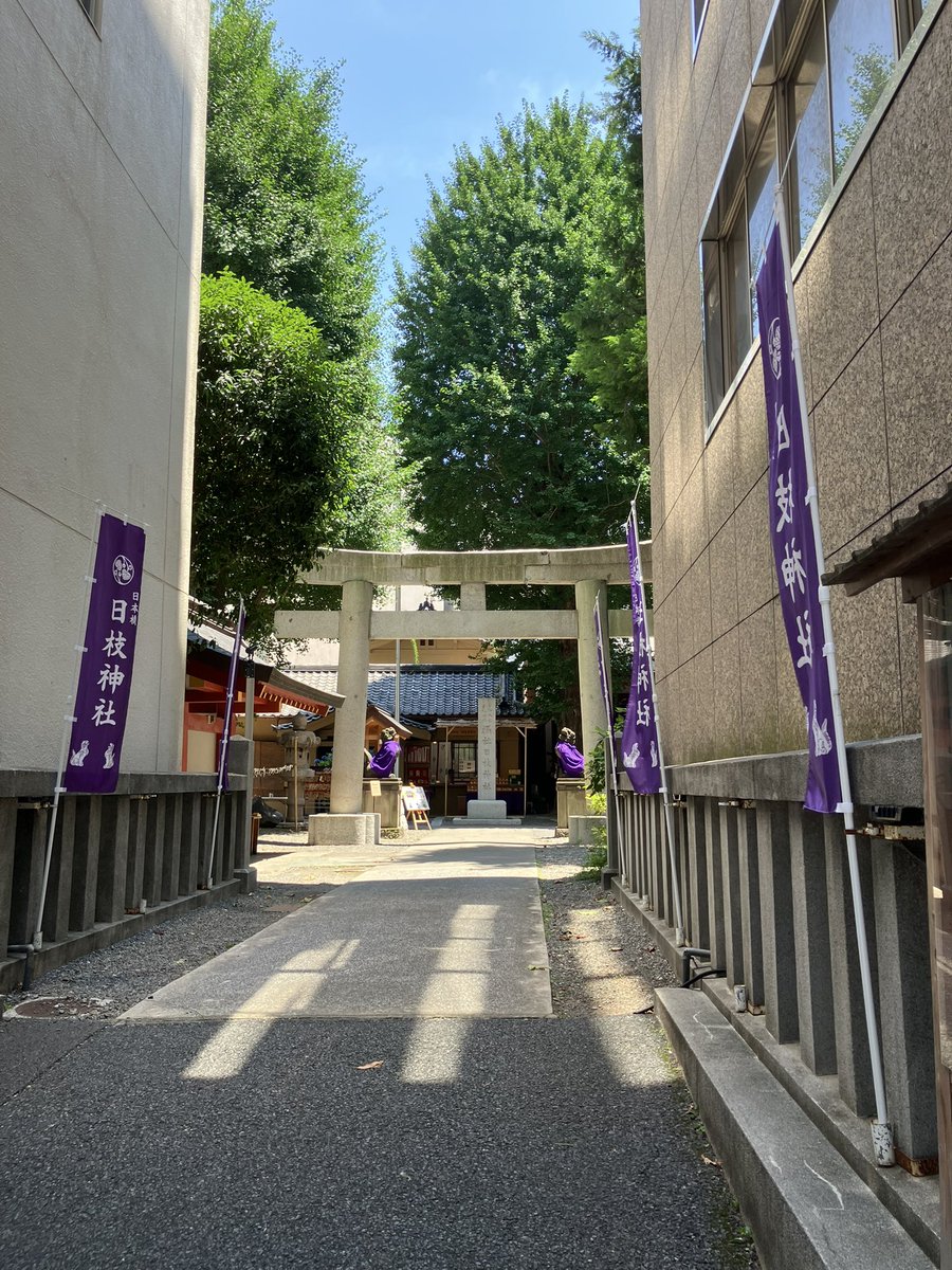 ttyt_y's tweet photo. 今日は日本橋の日枝神社⛩️に行きました。 https://t.co/cnj3C7CH6a