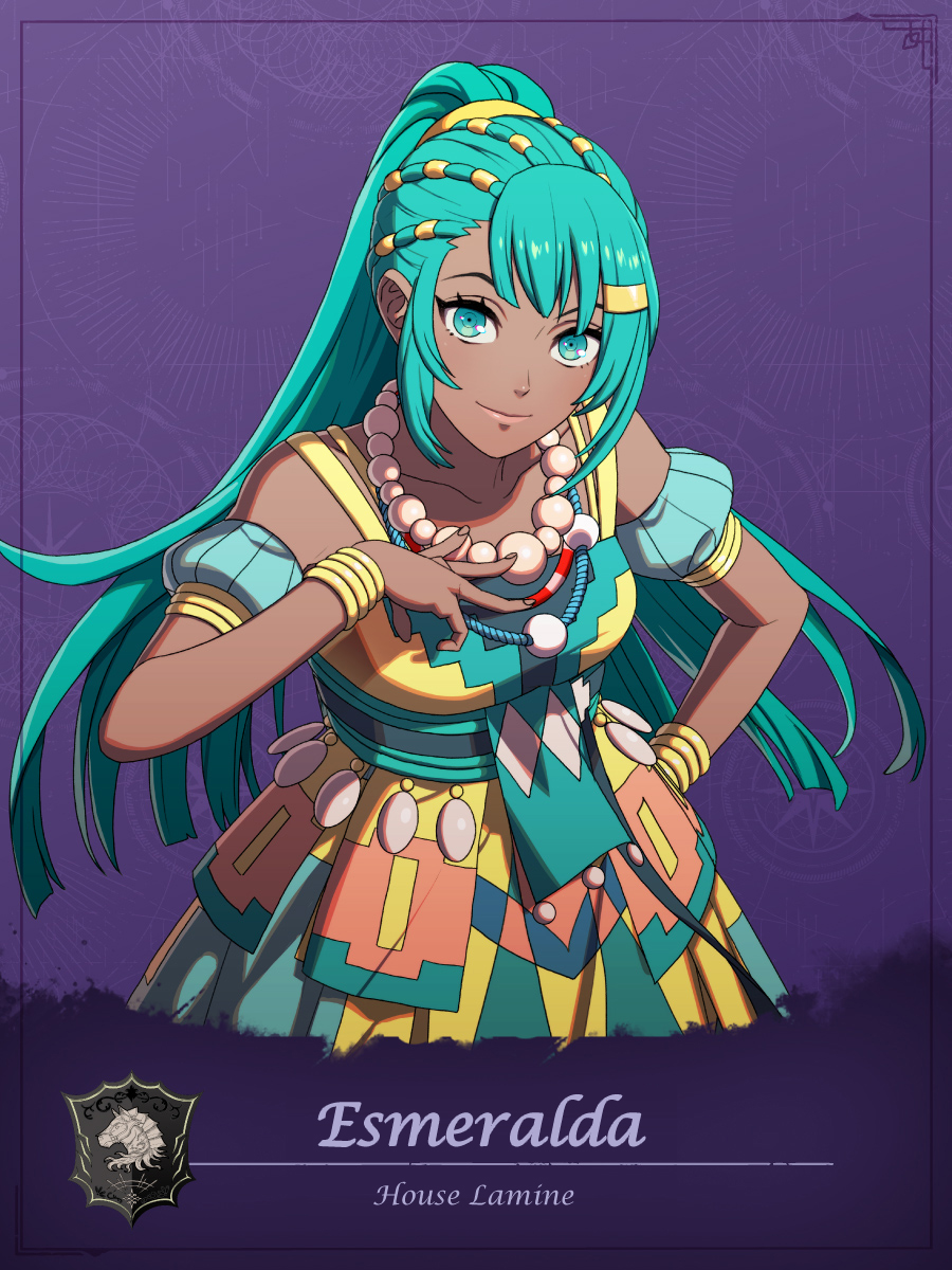 SerenesForest's tweet photo. Esmeralda (VA: Hana Hishikawa)
A fisherman's daughter, from a coastal fishing village.
Wild at heart, with superhuman strength despite her build.
She joined Dietrich after he saved her from being sacrificed to a sea beast.
Likes: Handsome men, harpooning, fishing gear maintenance https://t.co/4RtFFRcG8E