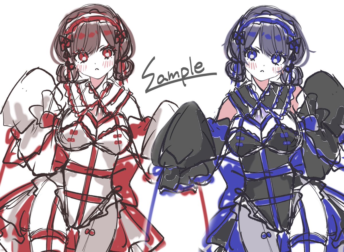 chiko_Ys_studio's tweet photo. こんな感じで募集しようかな〜〜
#量産イラスト　#量産依頼 https://t.co/P7Zc1uOYZX