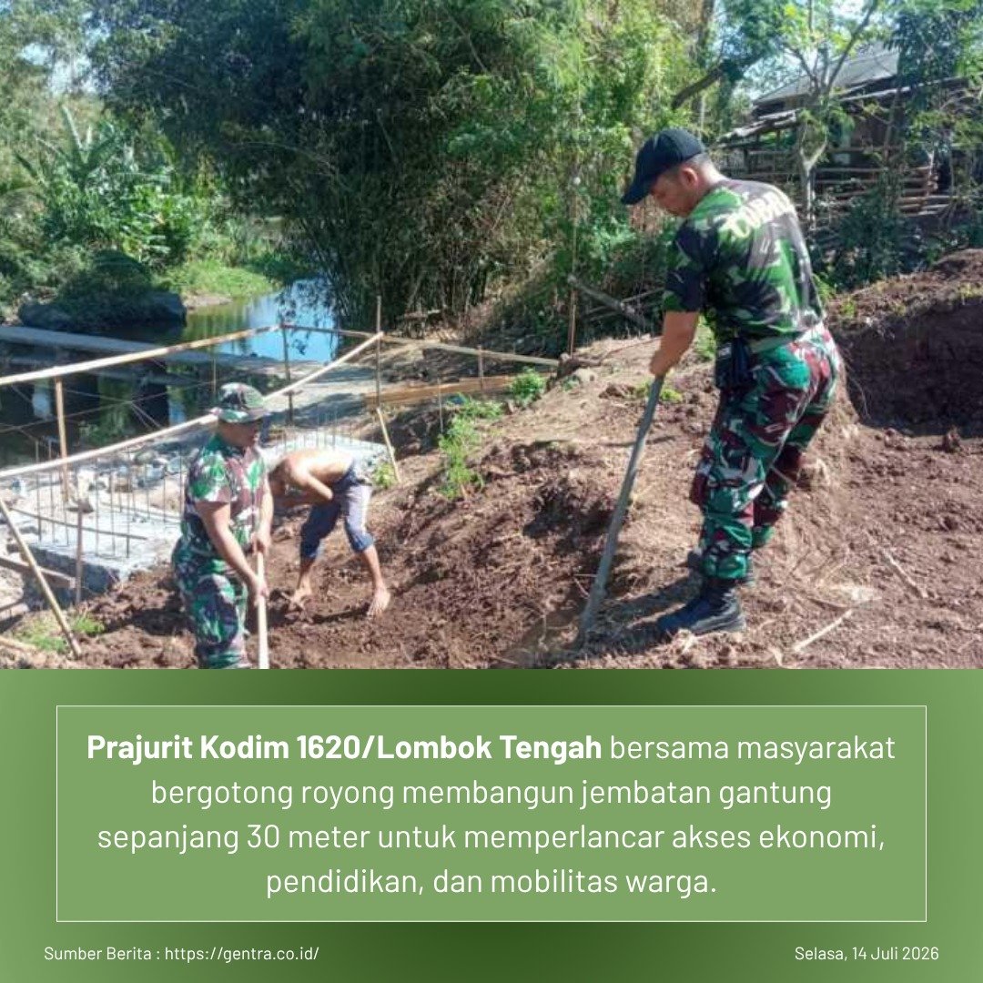 Nengmir_a's tweet photo. Jembatan penghubung yang menyatukan dua desa terisolasi selama beberapa dekade sekarang terbangun karena kehadiran TNI di lingkungan penduduk.

Hadir Bantu Membangun https://t.co/8ilzTfcEqZ