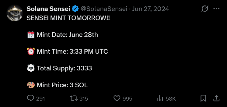 Solana Sensei tweet media