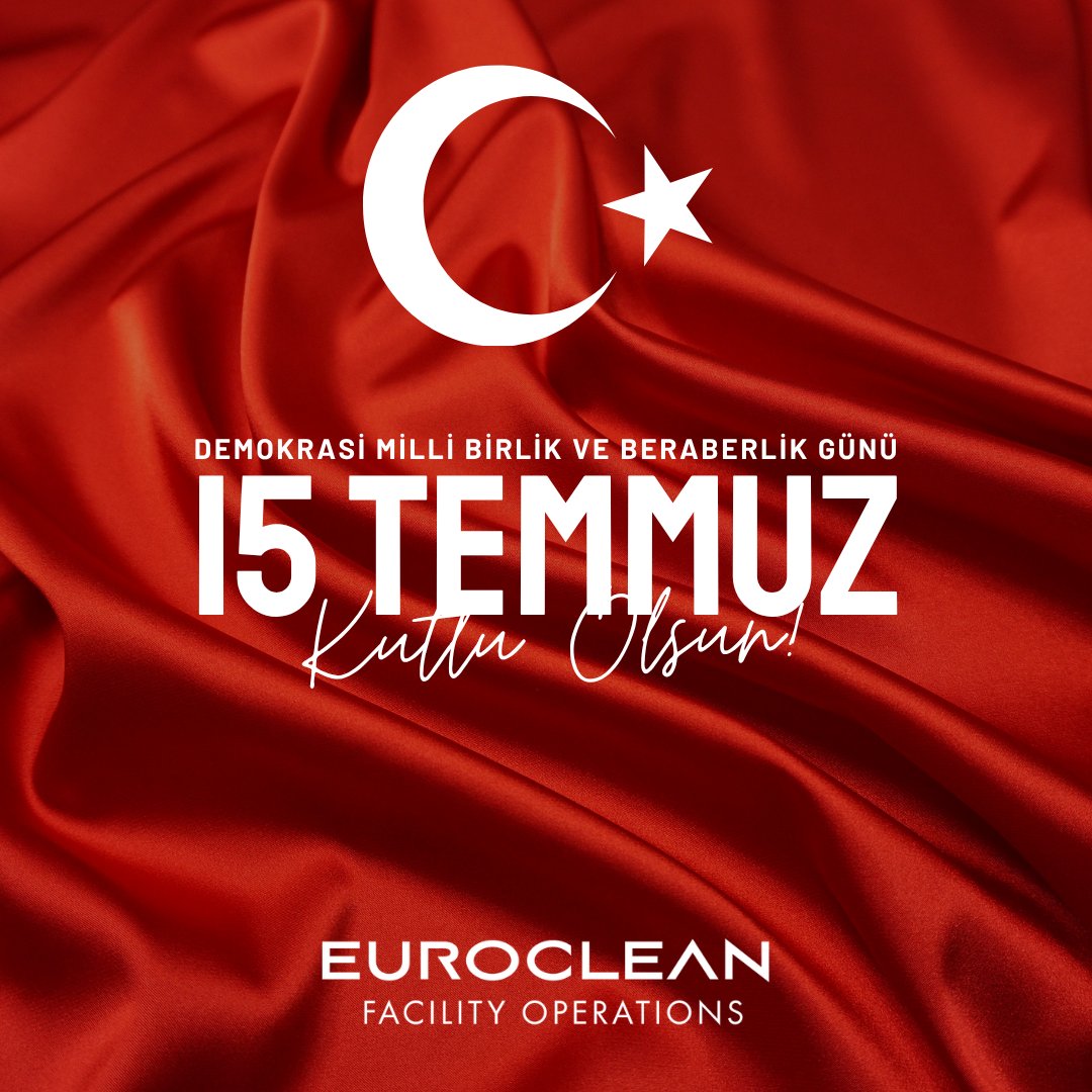 eurocleancomtr's tweet photo. #15Temmuz Demokrasi ve Milli Birlik Günü’nün yıl dönümünde, vatanımız uğruna canını feda eden tüm şehitlerimizi saygı ve rahmetle anıyor, gazilerimize şükranlarımızı sunuyoruz. https://t.co/uN534YykOP