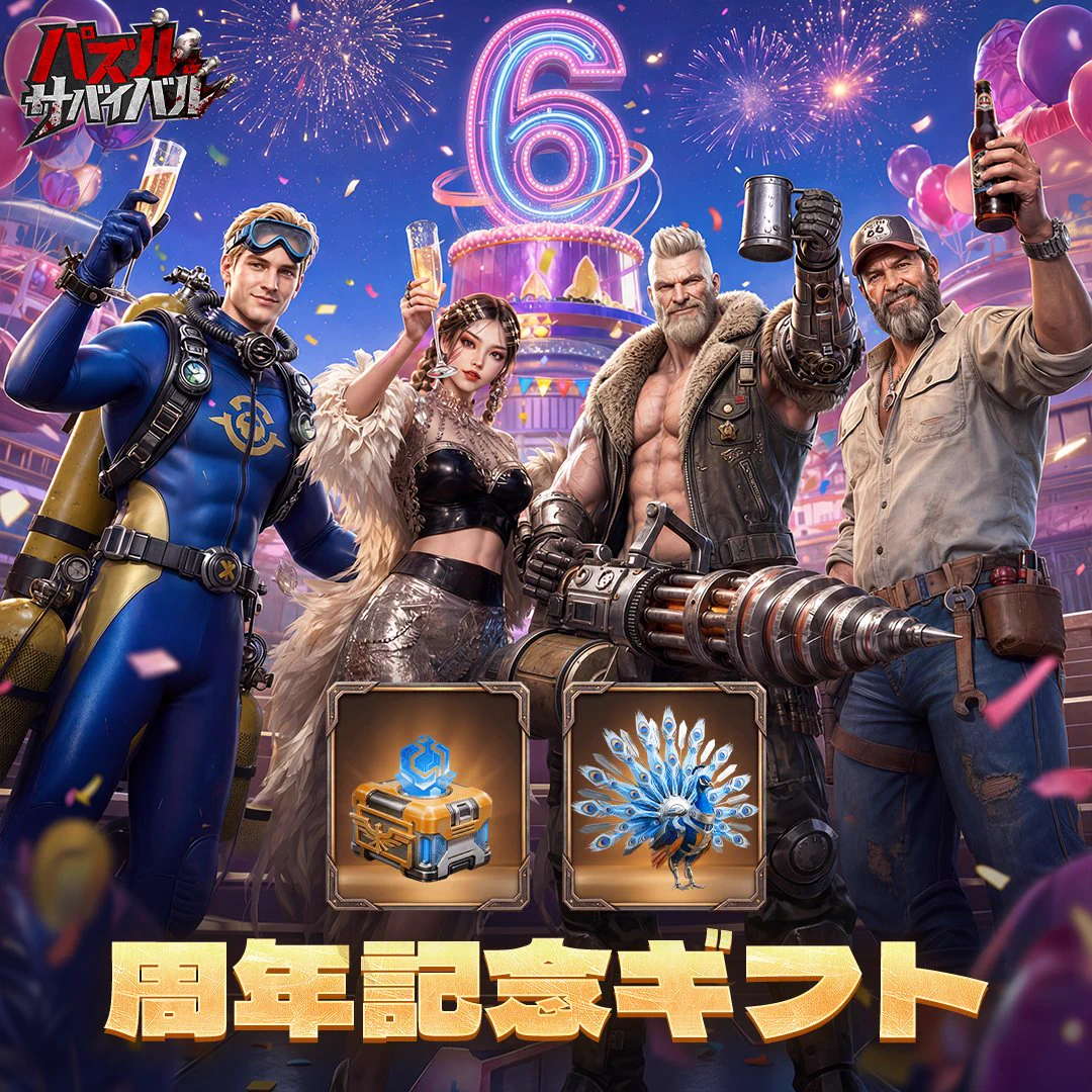 公式】Puzzles & Survival~パズル＆サバイバル on X: 