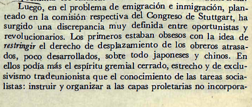 DavidFuenteA's tweet photo. Lenin, sobre los trabajadores migrantes. ¿Qué deben hacer los comunistas, intentar restringir la migración que alimenta el capital? Año 1907. Balance sobre el congreso de Stuttgart https://t.co/e8Mj0RRtnX