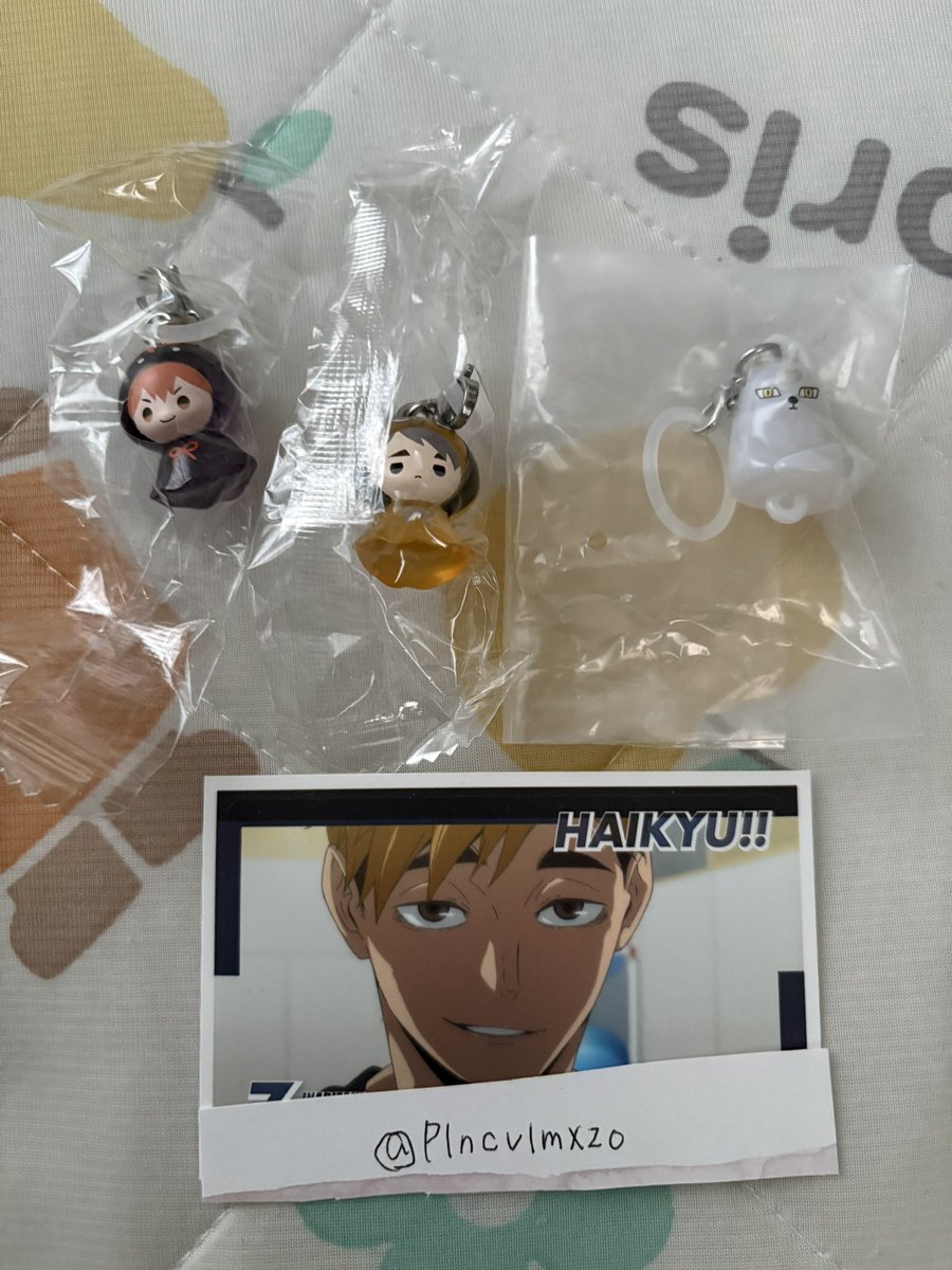 plncvlmxzo's tweet photo. 交換 ハイキュー めじるしアクセサリー アニマルver.  つながるリングチャーム マスコット 

譲 日向 宮治 キタキツネ

求 同種宮侑

郵送でのお取引になります。お気軽にお声掛けください。 https://t.co/AZbjoFjJ8U