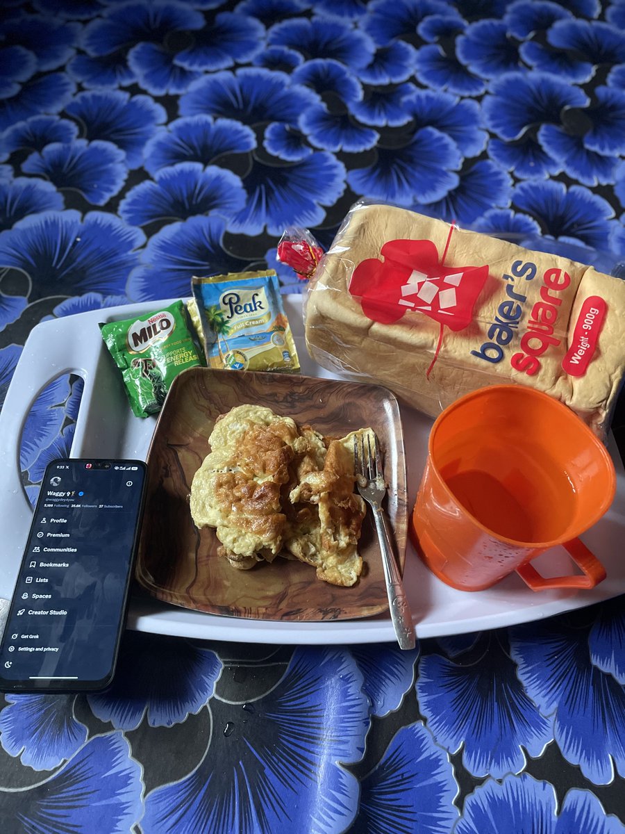waggydey4you's tweet photo. Fried Eggs with Bread and tea for breakfast..🤭

What about you? 👀🌚 https://t.co/ina2UiumeW
