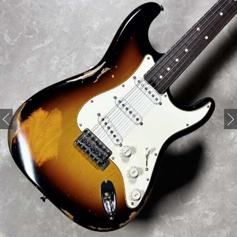 Stratocaster エレキギター エイジド オールラッカー 店舗でも #HISTORYしか勝たん 🤟 こういうプレイスタイルの人が