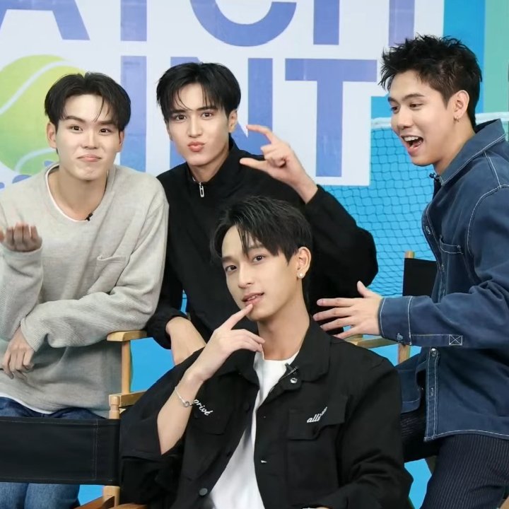 SPACE4SINCHAS's tweet photo. MATCH POINT GANG DOING RANDOM POSES! 📸🎾

PRESS TOUR MATCHPOINT 

#MatchPointSeries_PressTour 
#MatchPointSeriesLIVE 
#SingChimon https://t.co/NLEmurGQf2
