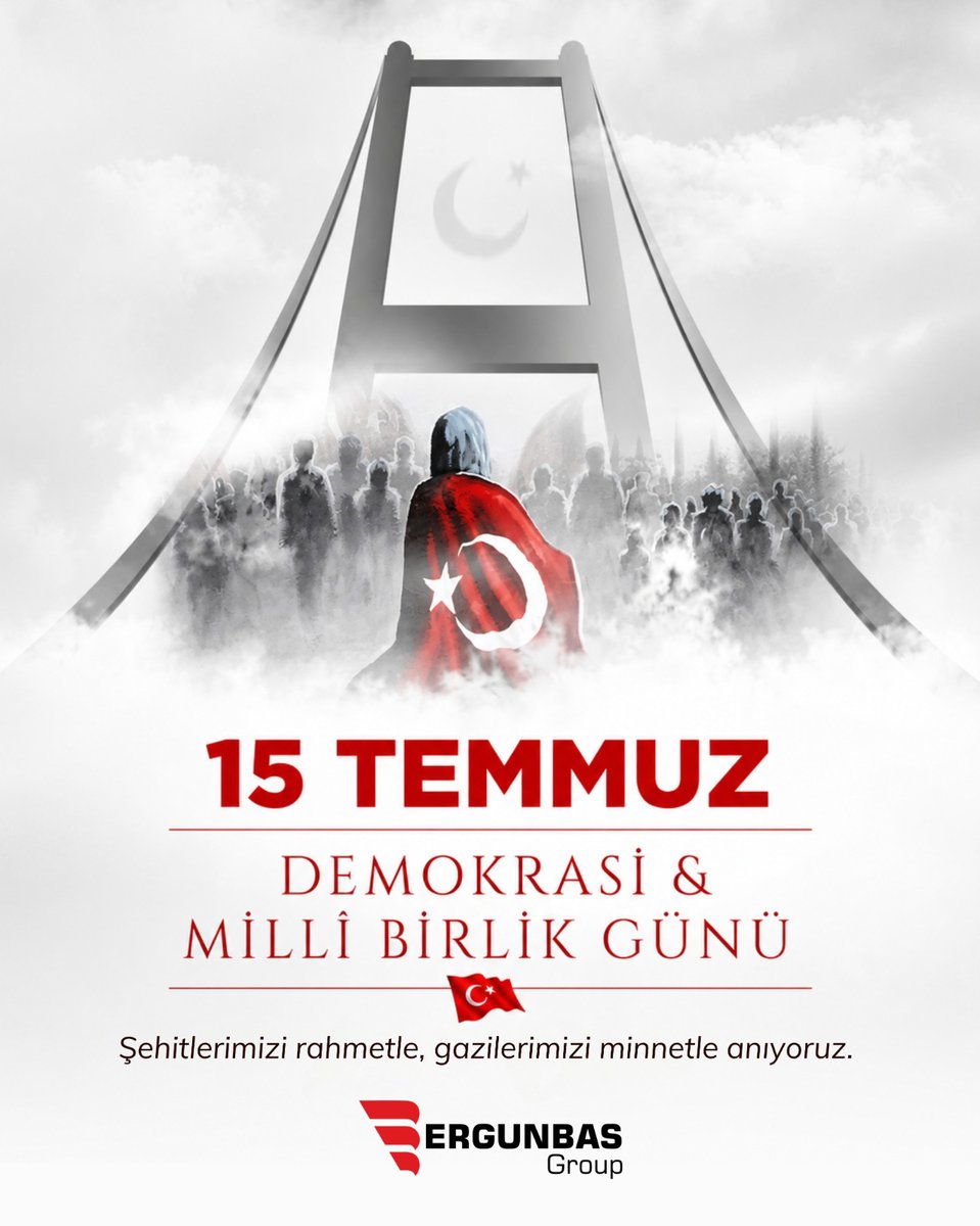 ErgunbasGroup's tweet photo. 15 Temmuz Demokrasi ve Milli Birlik Günü 🇹🇷
Şehitlerimizi rahmet, gazilerimizi minnetle anıyoruz. 🇹🇷
#15TemmuzDemokrasiveMilliBirlikGünü #ErgunbasGroup #Erdoor #Decker https://t.co/wIrcvpOUP7