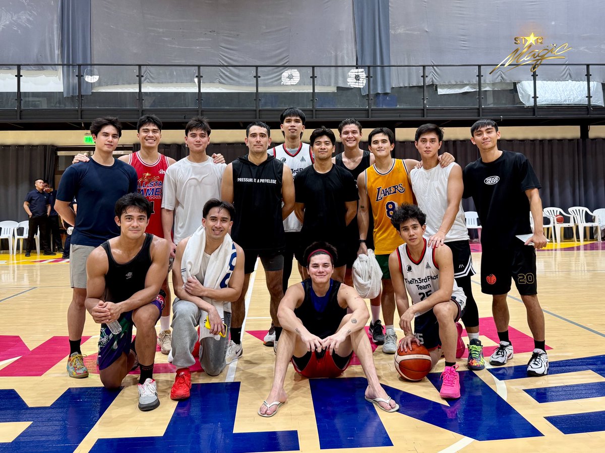 starmagicphils's tweet photo. 🏀Because practice makes…playtime even more fun on the court!

Here are our bball boys at their 1st day of Star Magic All-Star Games practice!
 
🎟 Secure your seats now via https://t.co/91gAu87p3B and all SM Tickets outlets.
Ticket prices are exclusive of ticketing charges.

📍 August 23, 2026 | SM Mall of Asia Arena

#StarMagicAllStarGames2026 #TatakStarMagic