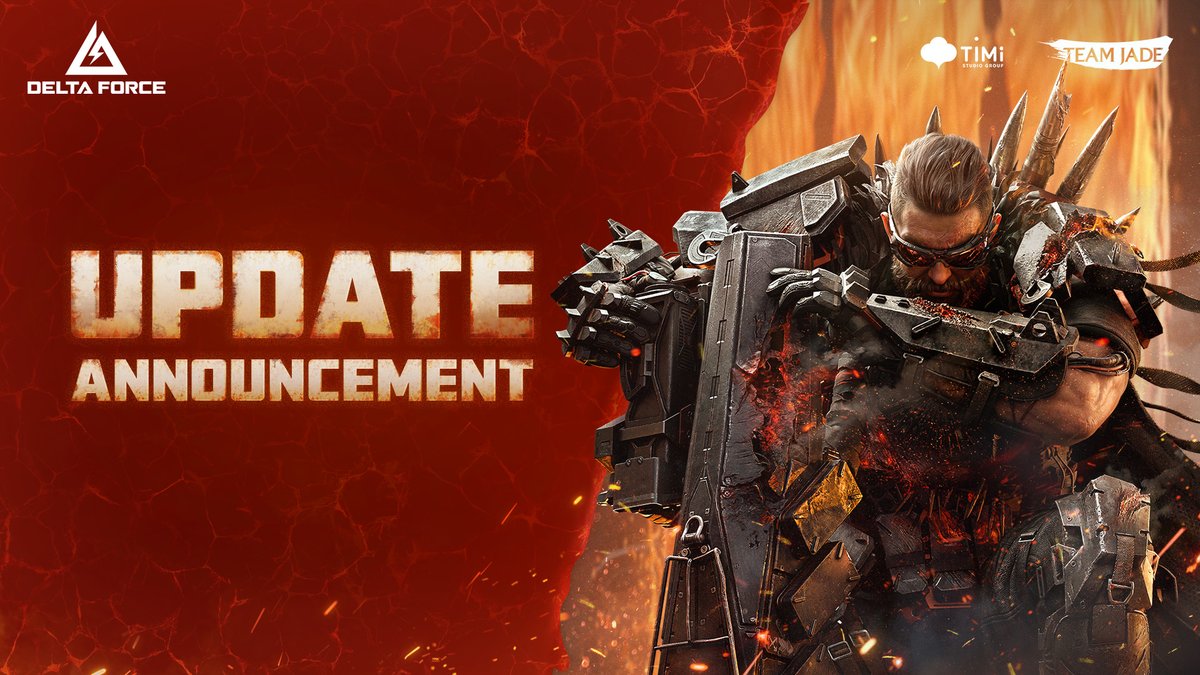 DeltaForce_Game's tweet photo. Update incoming: Fury arrives July 17.

Our July 15 update rolls out with no downtime, bringing new weekly events, store refreshes, Raptor balance adjustments, and multiple fixes across AZ3, Zero Dam, and Warfare.

Details below: https://t.co/llAG0ae8TD https://t.co/9WKbZbblKO