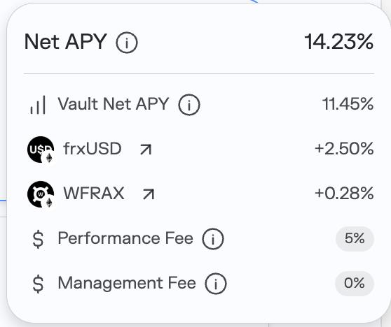 StakeDAOHQ's tweet photo. Extra rewards on the Stake DAO frxUSD vault on @Morpho have been renewed by @MetronomeDAO and @fraxfinance.

Paid on top of the lending yield, to everyone supplying frxUSD. https://t.co/QhS1KeDAhc