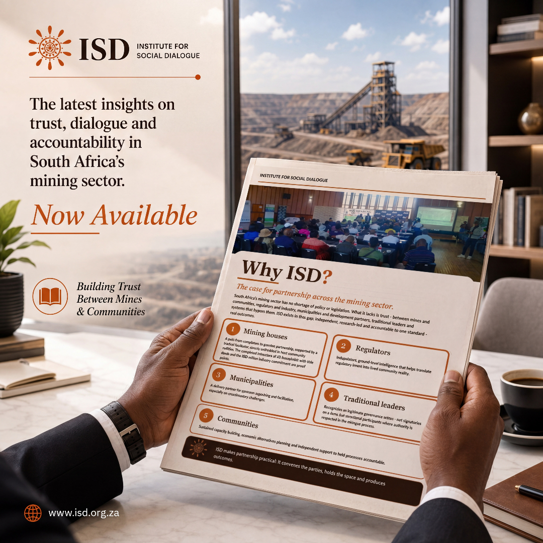 ISD_RSA's tweet photo. The conversation is not only about mining.
It is about accountability, participation and the future of communities long after extraction.

Read the latest edition of Between Mines &amp; Communities here: https://t.co/my7EEWjyLJ https://t.co/OcnxqIDhoM