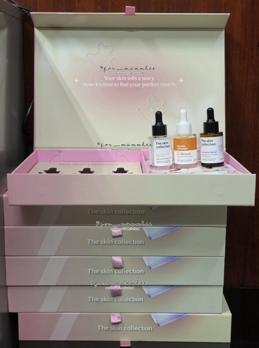 for_mummheez's tweet photo. ขาย ๆ ๆ ๆ ๆ ๆ ๆ เอาสังคม 
#ช็อปช่วยติ่ง 

- The Skin Collection แยกขาย ขวดละ 50 บาททุกสูตร สอบถามก่อนได้ 
- Box set x PearlPeak เหลือ 3 กล่อง เท่านั้น กล่องละ 250 บาท (แถม photo card ฟรี 2 ใบ เลือกรูปได้) ส่งฟรี 
- Photo card แยกขาย ใบละ 40 บาท 3 ใบ 100บาท ส่งฟรี 
- Secret หมด ❌️

สอบถามได้ทาง DM ค่ะ 

#TheSkinCollectionxPearlPeak #PearlPeak #PerfectMatchPerfectSkin
#ผิวดีแบบPearlPeak