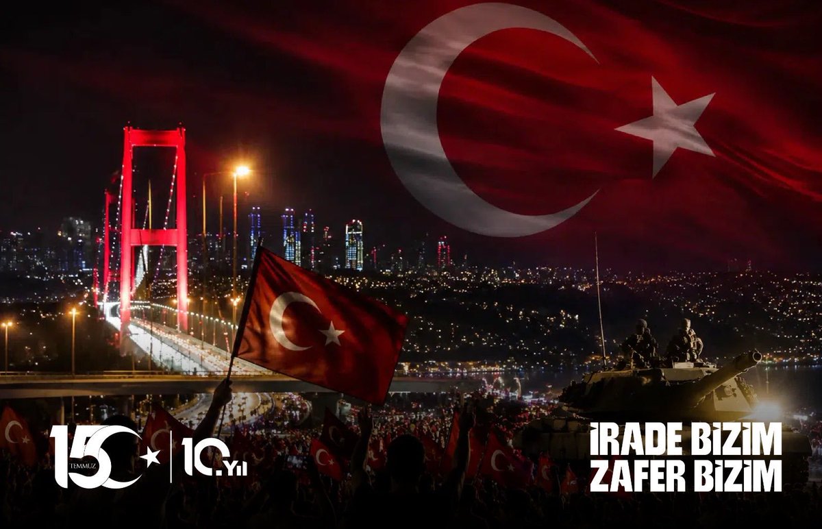 timduncan310's tweet photo. 15 Temmuz Demokrasi ve Milli Birlik Günü’nün 10. yılında, başta şehit ve gazilerimiz olmak üzere milli iradeye sahip çıkanları saygıyla anıyorum.
#Milletinzaferi
#15TemmuzDestanı 
#ZaferBizim https://t.co/BaJCIeCkLK