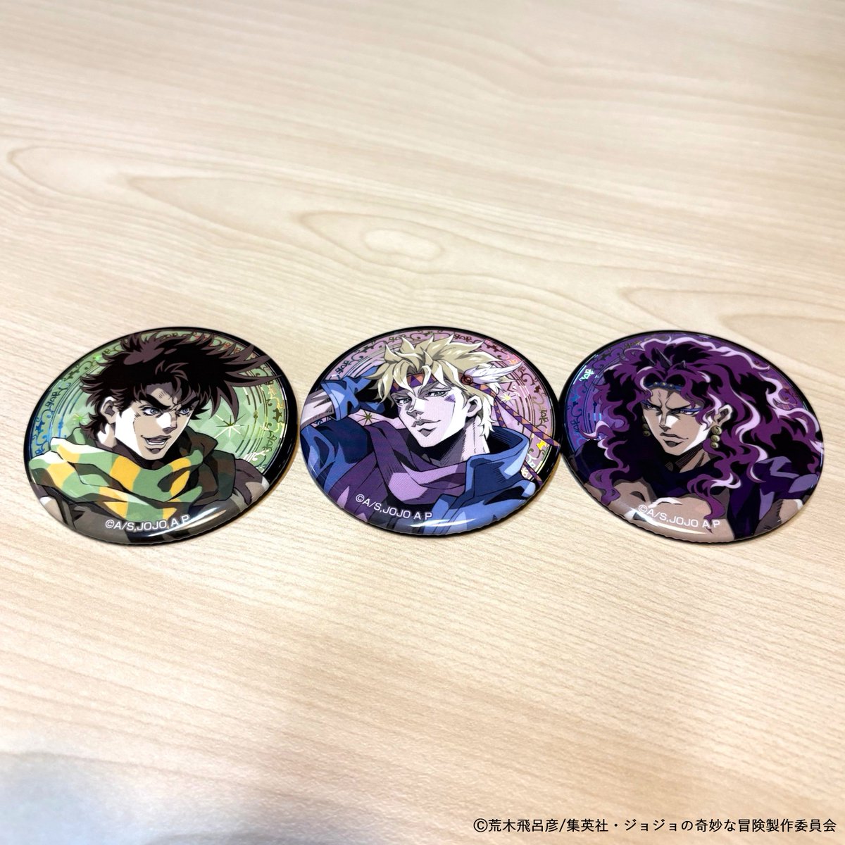 アニメ『ジョジョの奇妙な冒険 戦闘潮流』新商品🌟 □缶バッジセット