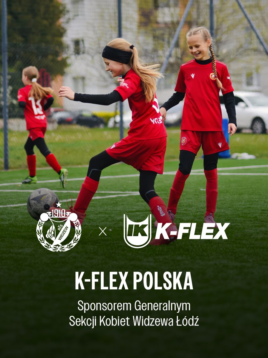 RTS_Widzew_Lodz's tweet photo. Sekcja Kobiet Widzewa Łódź zyskała Sponsora Generalnego 🇦🇹

Została nim firma K-FLEX POLSKA - część globalnej grupy K-FLEX, jednego z liderów w produkcji materiałów izolacyjnych i rozwiązań dla budownictwa oraz przemysłu.

Szczegóły: https://t.co/P1juZfLVNZ https://t.co/l7YcwkS4Ax