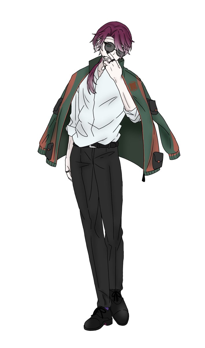 q_ux9's tweet photo. 楽は通常、私服、しんない
と立ち絵が3種類ある。我ながらかっこよくかけたと思う https://t.co/BUWuHV70EW