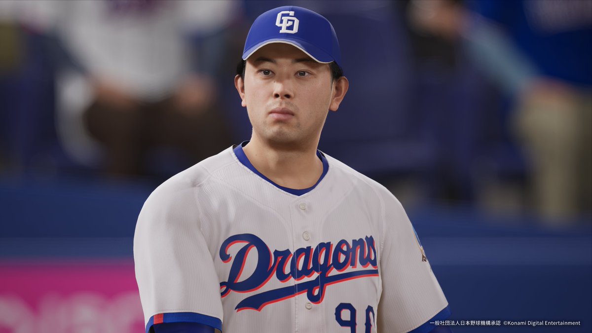 DragonsOfficial's tweet photo. ＼本日発売！／

『プロ野球スピリッツ2026』にドラゴンズの選手たちが登場！✨
さらに！メインビジュアル選手として松山投手が採用されています！⚾

ぜひ『プロスピ2026』をプレイして熱い戦いを楽しみましょう！🔥

詳しくはこちら↓↓↓
https://t.co/7fH90tIoZr

#中日ドラゴンズ #dragons #松山晋也 #プロスピ2026 #PR