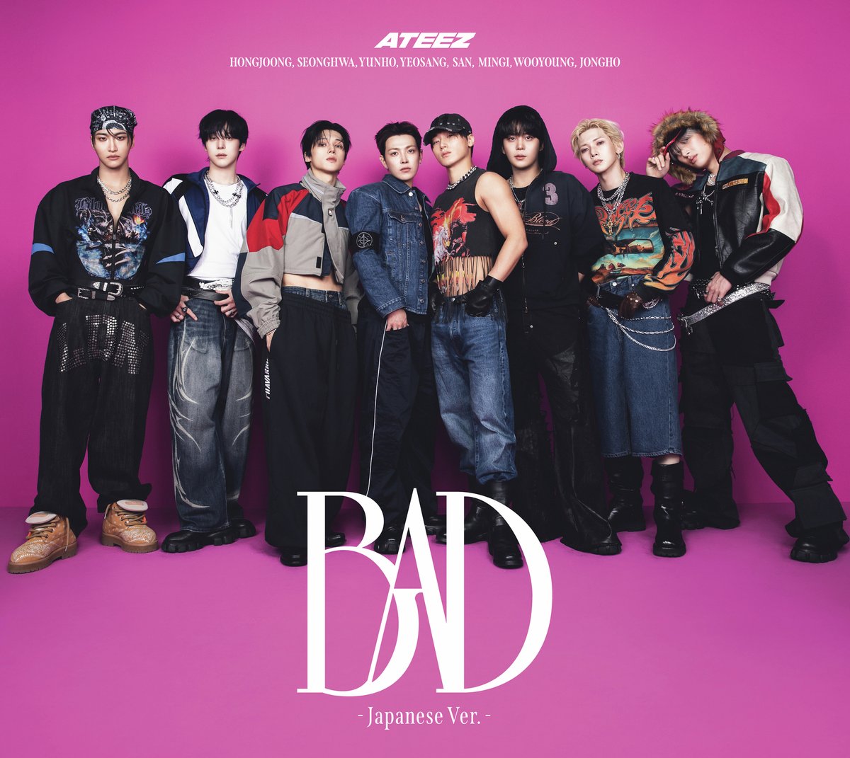 ATEEZ】 ATEEZ JAPAN 5TH SINGLE 「BAD (Japanese Ver.)」 ジャケット