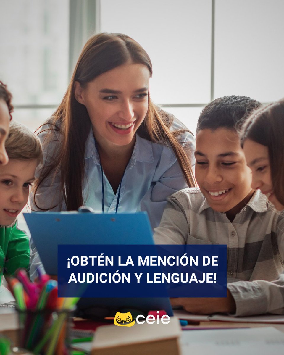 ceie_es's tweet photo. ¿Por qué hacer la Mención 🎓 en Audición y Lenguaje? 👅👂🏻
✔️Clases Online 💻
✔️Becas de hasta el 30% 💸
✔️ 1 cuatrimestre ⏰
💜 ¡Conviértete en el numero 1! 🦉
#CEIE #educacion #audicionylenguaje #mencion #especializacion #maestros #maestra #educacion #universidad #madrid https://t.co/kNJCdxW9d7