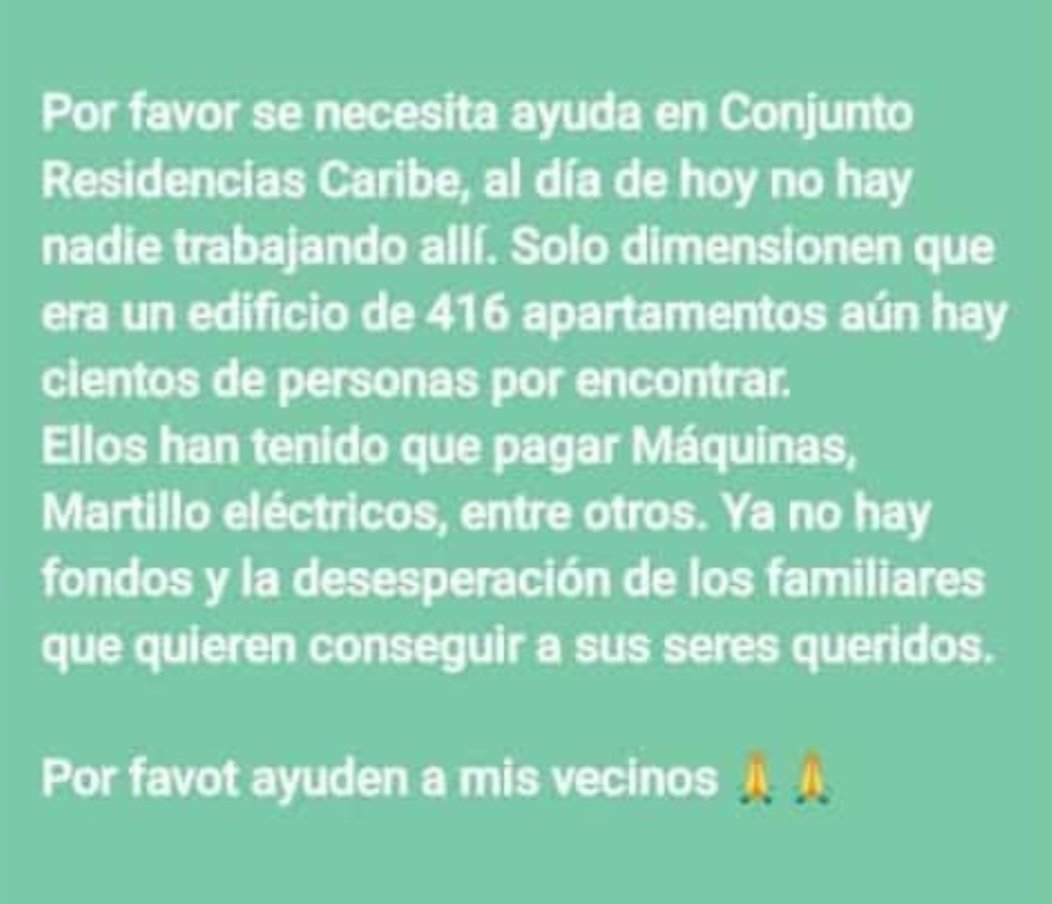 EgoLibertas's tweet photo. Conjunto residencial Caribe,
La Guaira.

NECESITAN AYUDA

Difundir, por favor 🙏 https://t.co/rvQuZTaQOT