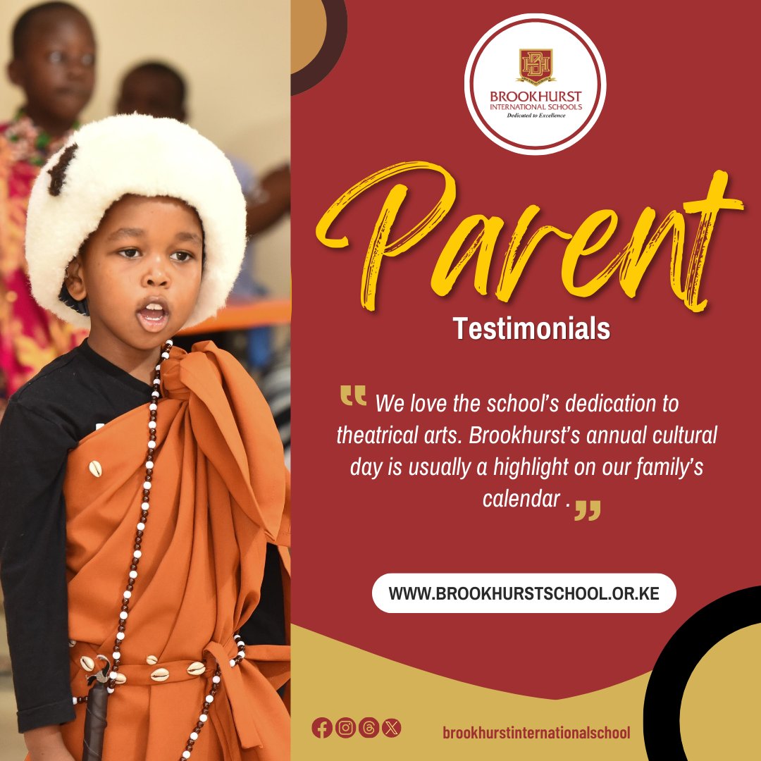 BrookhurstInte1's tweet photo. Choosing the right school starts with hearing from those who know it best. Discover why families trust Brookhurst International Schools to nurture confident, capable and compassionate learners. ❤️ Lavington: +254 114 178 784 Kiserian: +254 701 221 952 | +254 786 304 694