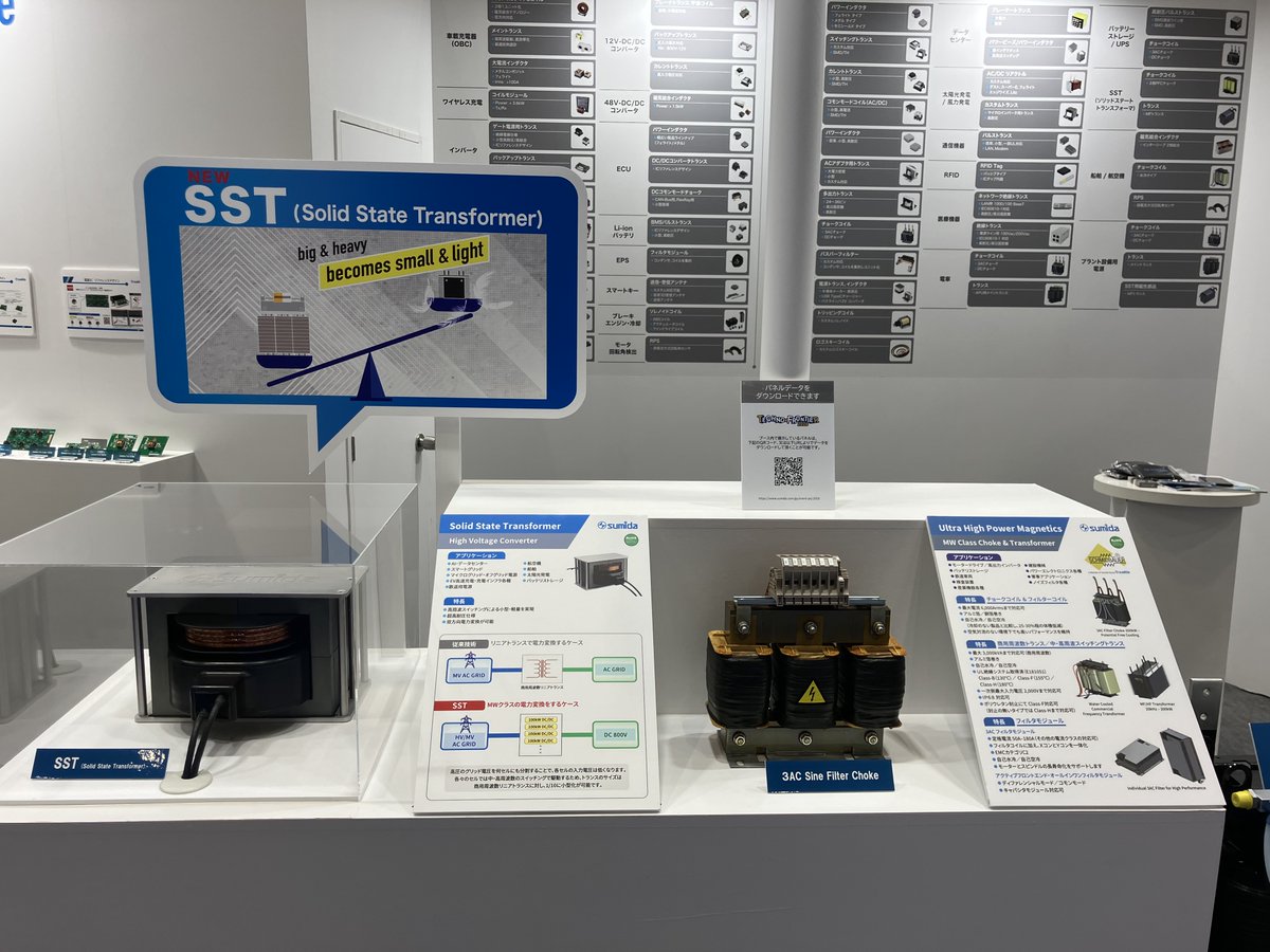 SumidaCorp's tweet photo. SUMIDA Corporation is participating TECHNO FRONTIER Power System Japan 2026 at Tokyo Big Sight, Japan during 15-17 July 2026. Come and visit us at booth no. 1 - W22: https://t.co/ds3o2qyBDo https://t.co/2ugXAAsjKK
