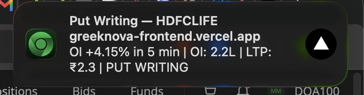 analytical_eye's tweet photo. What if in "Alerts" you only want to see 'Put writing' like how I like to see, good news, I am bringing in customised alerts to choose based on your need, to reduce the number of alerts popping up throughout the day!

#GreekNova https://t.co/J8g2ZpPIKh