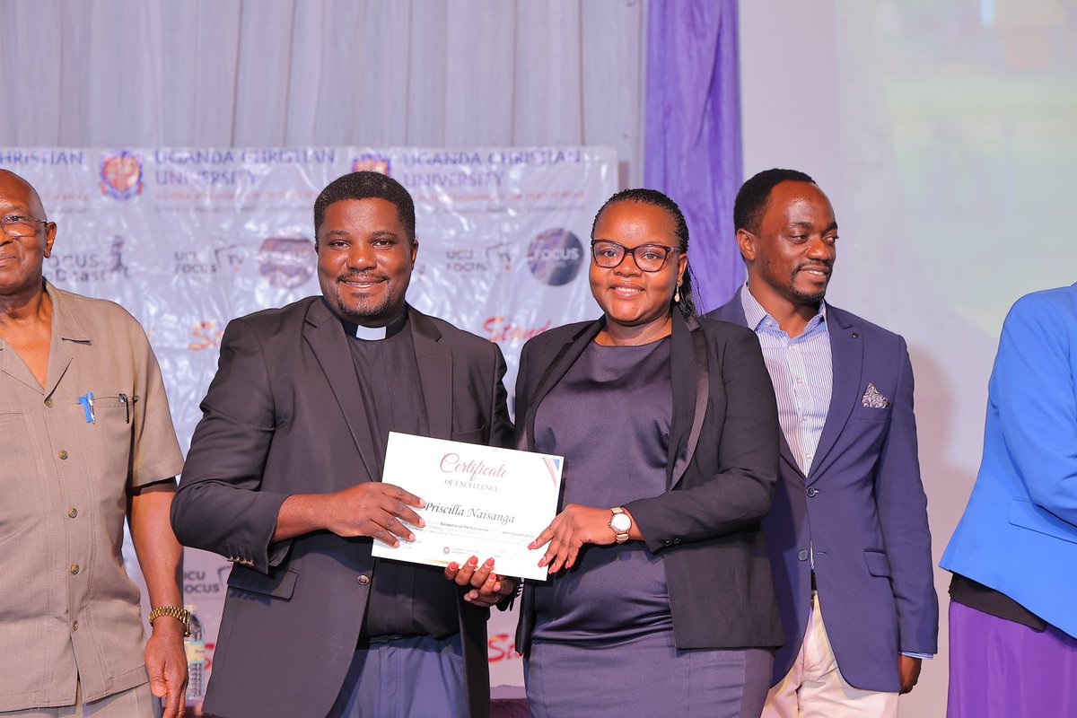 UCUjourncom's tweet photo. Excellence deserves to be celebrated. 🌟 First-class students were recognized and awarded certificates by our distinguished guests, honoring their hard work, dedication, and academic success at the #MediaExpo2026. 🎓👏
#Apply2UCU https://t.co/DQYOmS0U4r