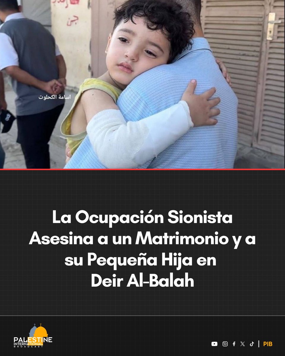 pbi_es's tweet photo. Esta madrugada, la ocupación sionista bombardeó un apartamento familiar en Deir Al-Balah, asesinando al padre, a la madre y a la hermana de 6 años de Sami. Él es el único que ha quedado con vida para contar el horror. https://t.co/h28VjNeWkf