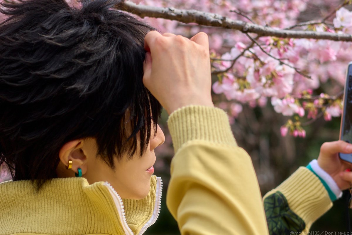 mogami135's tweet photo. ※コスプレ cosplay
　
　　たまには自撮りもするっちゅー話🌸

📷：@F1yOy https://t.co/m4Mm9DDS6S