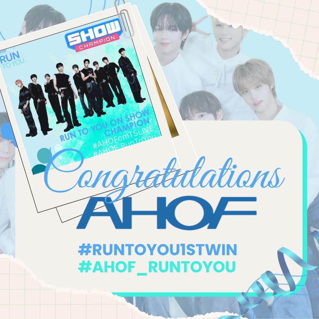 ahofhashtag's tweet photo. A well-deserved win. Congratulations, AHOF! 🏆💙

CONGRATULATIONS AHOF
#RUNTOYOU1STWIN
#AHOF_RUNTOYOU https://t.co/Tn01DEjZIh