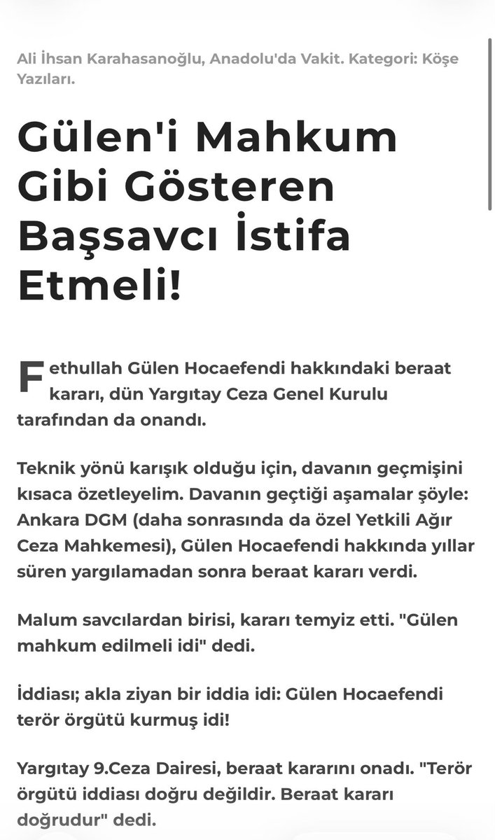 tcaybars001's tweet photo. “Gülen’i Mahkum Gibi Gösteren Başsavcı İstifa Etmeli!” başlıklı yazı kaleme alan @alikarahasanog 

Bugün “Manşetlerin Dili” programında MHP ve Ülkücülerin 15 Temmuzdaki amansız duruşunu hafife alarak bir takım yorumlarda bulunmuştur. Türkgün ile Birgün gazetesini bir kefeye koymaya kalkışıp aynı dil ile fetöcü hainleri yaklaştığımız zırvalamıştır

MHP ve Ülkücüler hiç bir zaman fetöşe, “hoca efendi” demediği gibi kendisini öven yazıları da bulunmamaktadır! 

Dolayısıyla ekranlarda boş boş konuşmaya lüzum yoktur.

Şimdi kendisine soruyoruz 15 Temmuz gecesi bu beyefendi neredeydi?