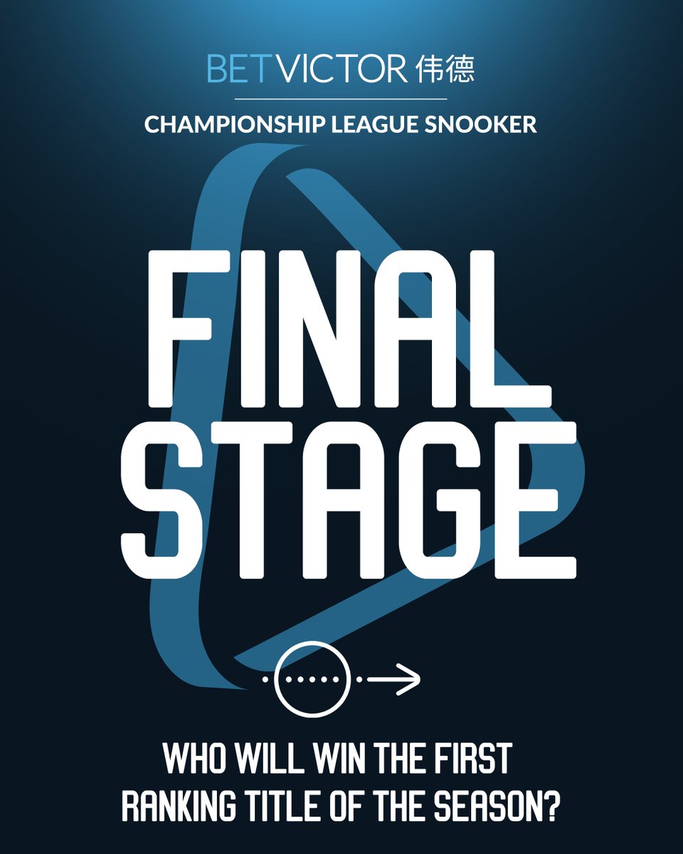 WeAreWST's tweet photo. Championship League snooker concludes today! 🔥

Eight players are fighting it out to become the first ranking event winner of the season.

Four of them hunting their first title...

Who takes it? Keep an eye on @CLSnooker 👌 https://t.co/EpSVfCZ7Sc